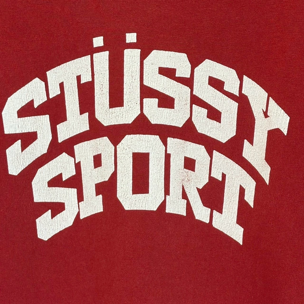 stussy ステューシー Tシャツ M センターロゴ プリント シングル