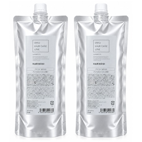 iPPO CARE shampoo HARIKOSI 500ml 詰め替え×2個セット｜ハリコシシャンプー 写真1