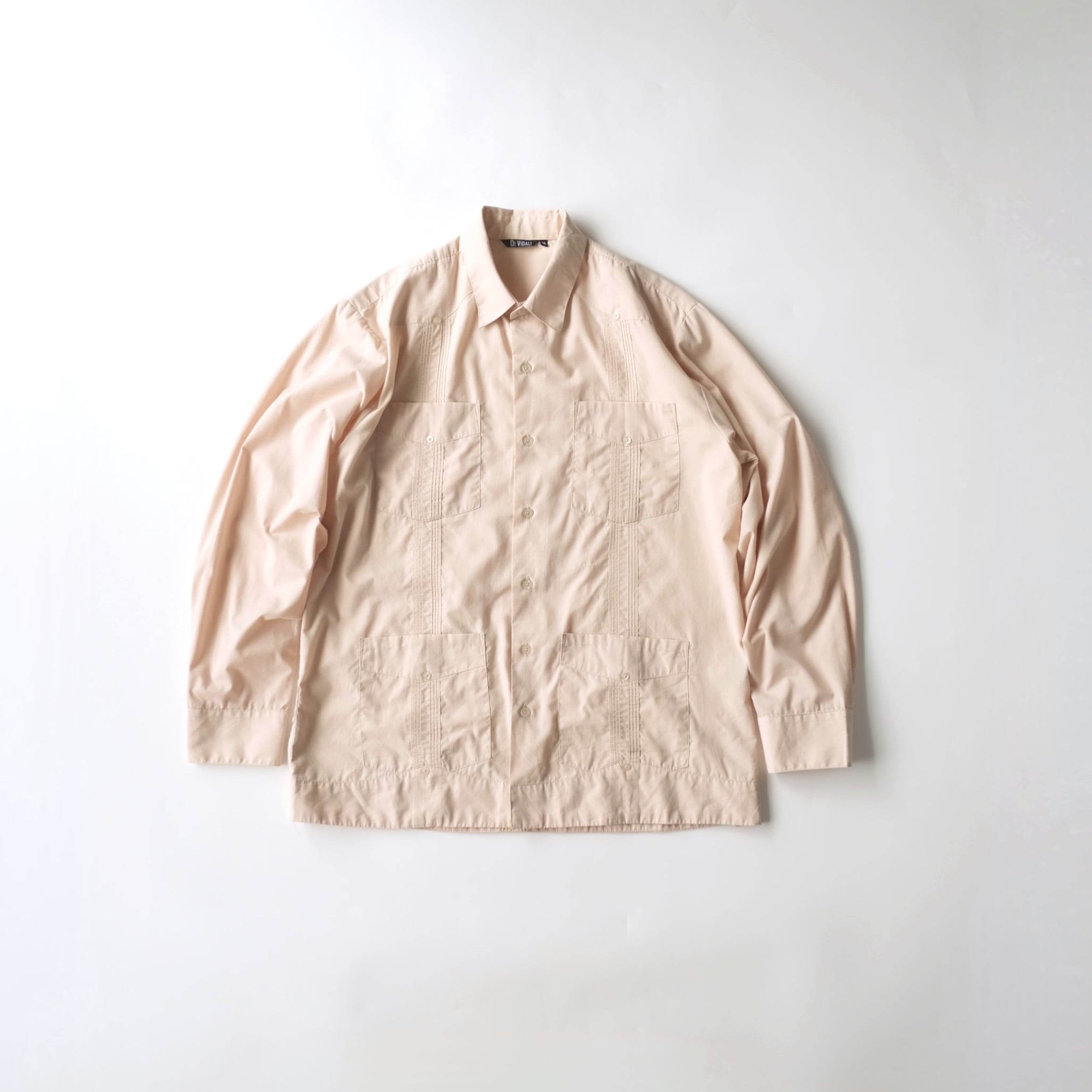 Ermenegildo Zegna】Linen L/S Shirt Navy XXL | RE:FOUND