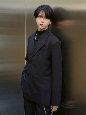 【ALUDE】six bottons grace line set up