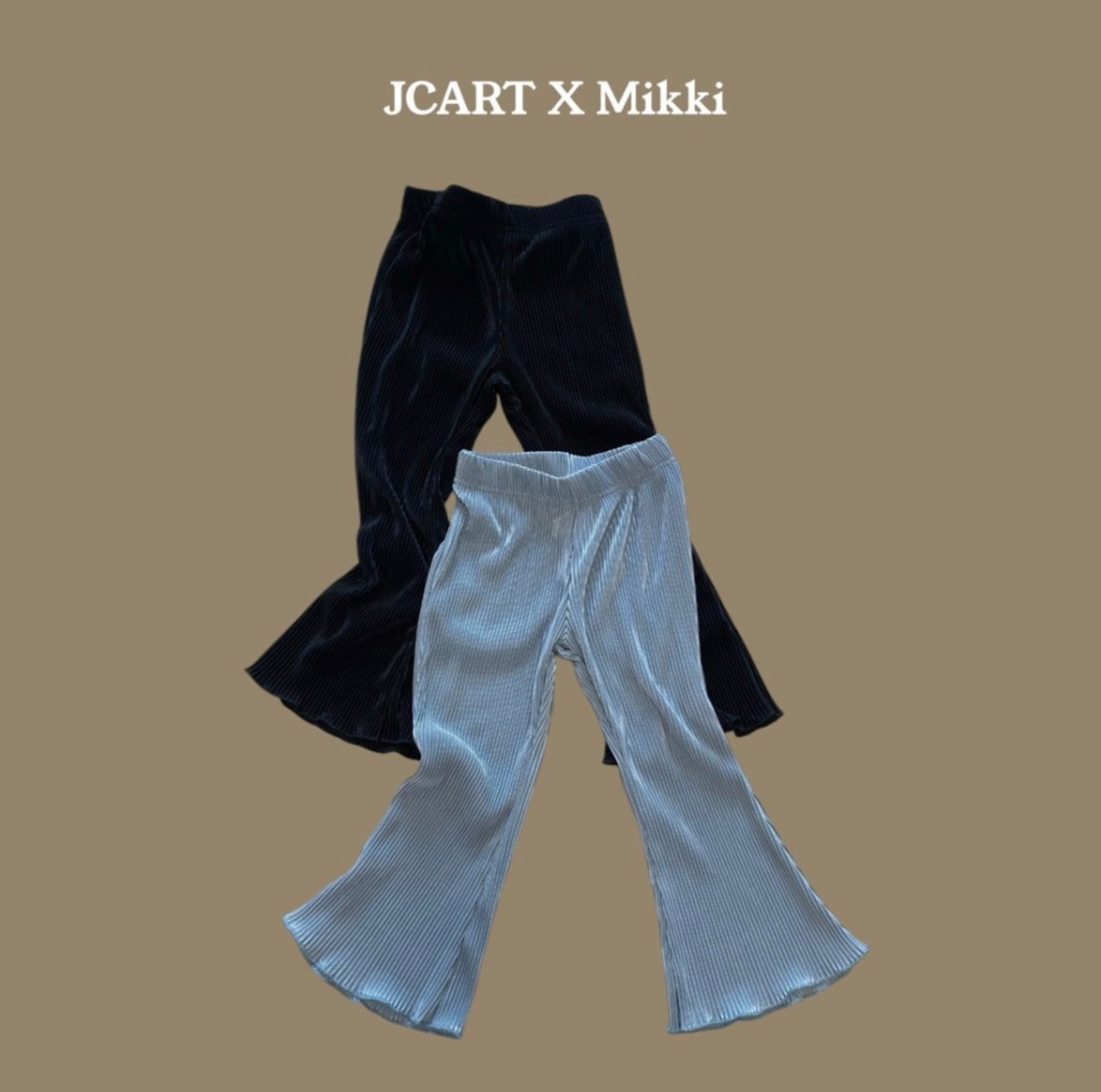 【MIKKI】プリーツブーツカット ブラック 90~140cm - 5