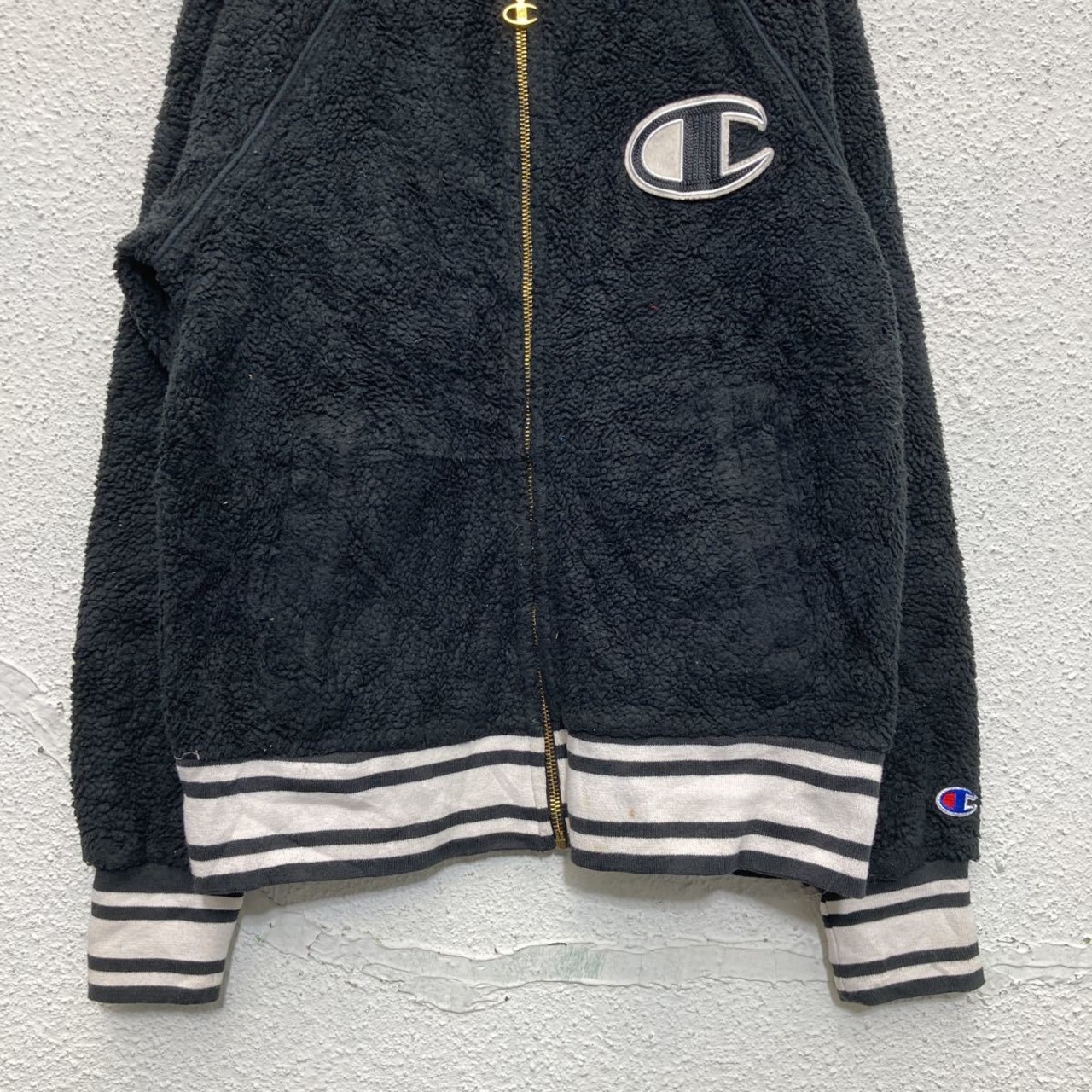 Champion ボアスタジャン Sサイズ チャンピオン レディース ジップ 