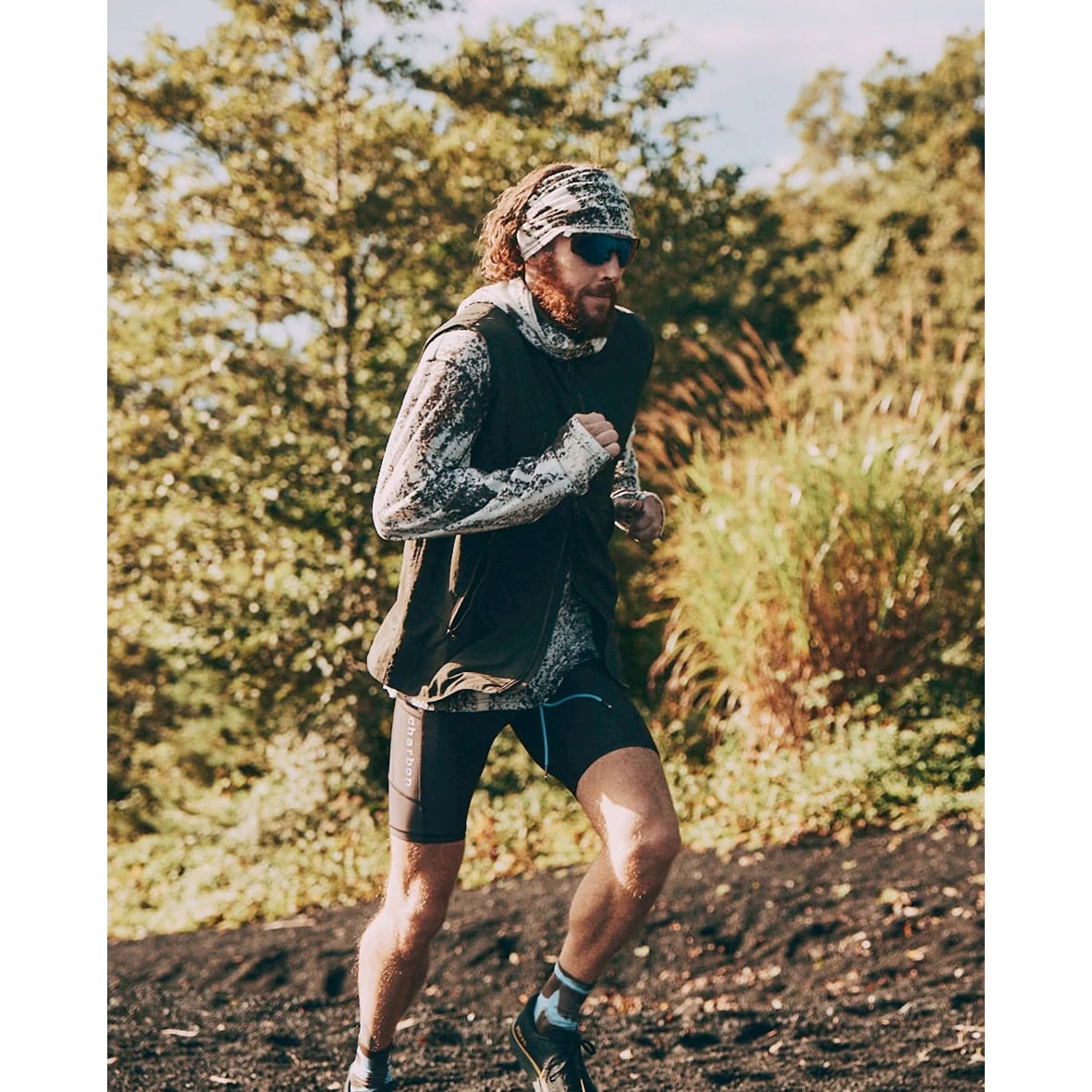 charbon / LIMONTA NYLON RIDERS VEST (BROWN) | 道がまっすぐ