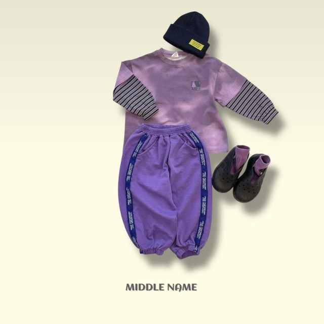 《送料無料》予約:テープジョガーパンツ【MIDDLENAME】