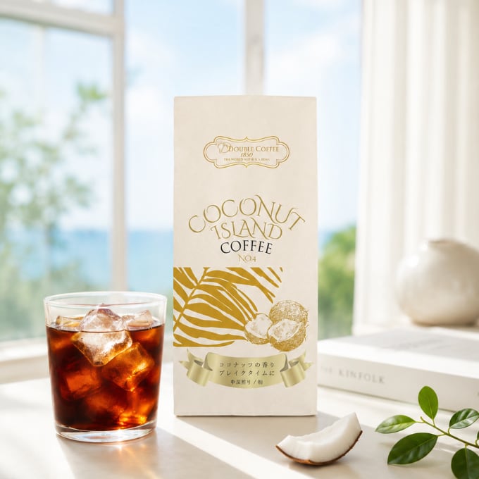 ココナッツフレーバー｜ 200g（豆・粉） | DOUBLE COFFEE