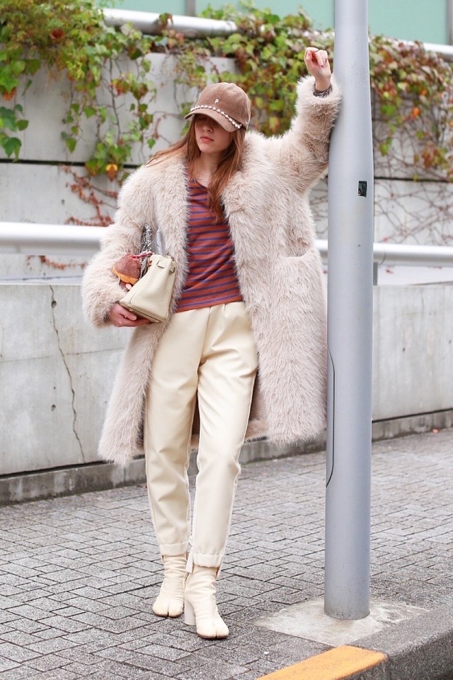 （original)バイカラーコーデュロイパンツ