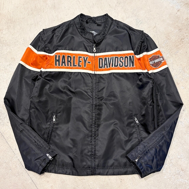 1990-00s HARLEY-DAVIDSON NYLON JACKET BLACK