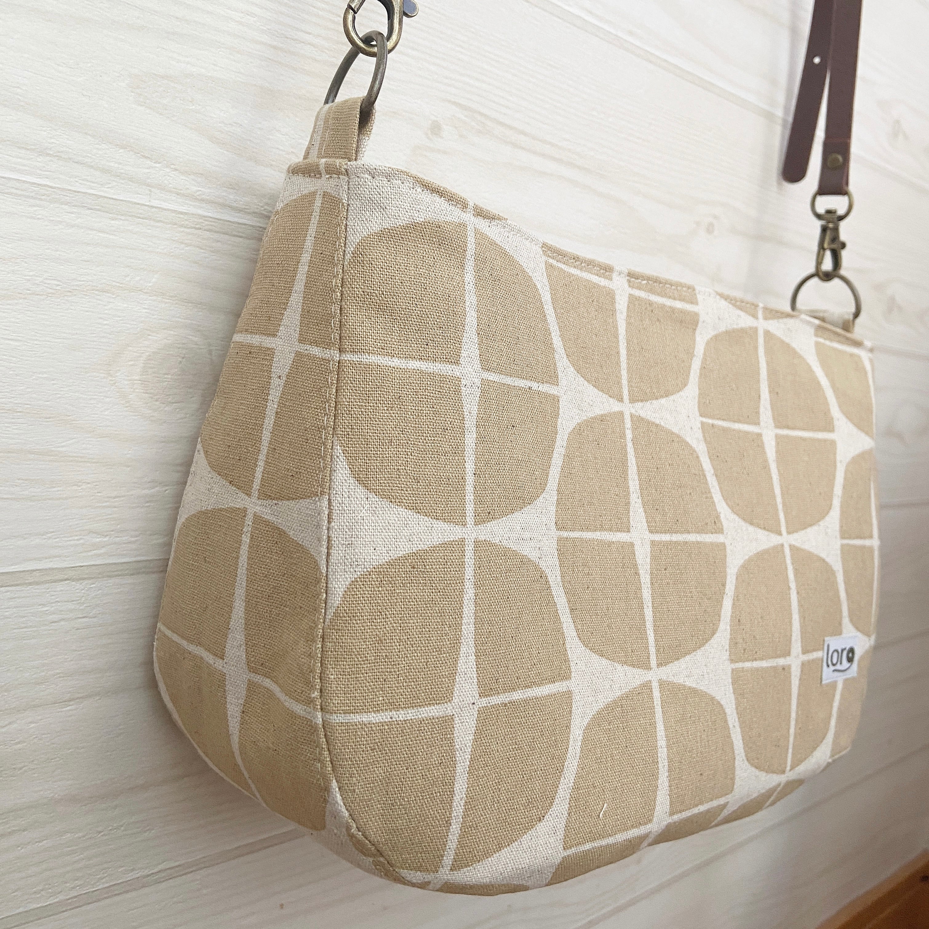 型紙・テキストのみ〉あおりポケットのショルダー 上級 動画付き 商用