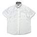 【aquascutum】白シャツ 半袖 アクアスキュータム