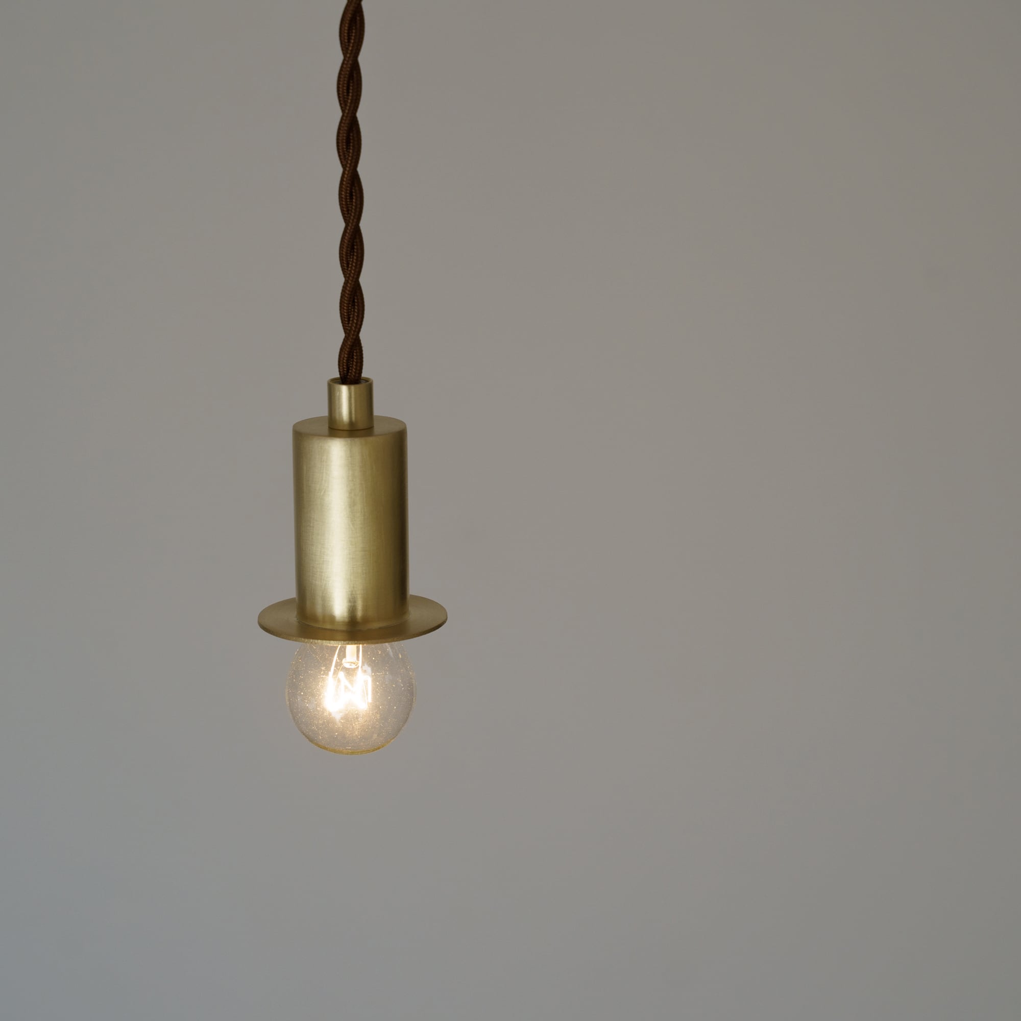 受注製作】ペンダントランプE17 ＜キャノチェ50＞ / 真鍮 pendant lamp