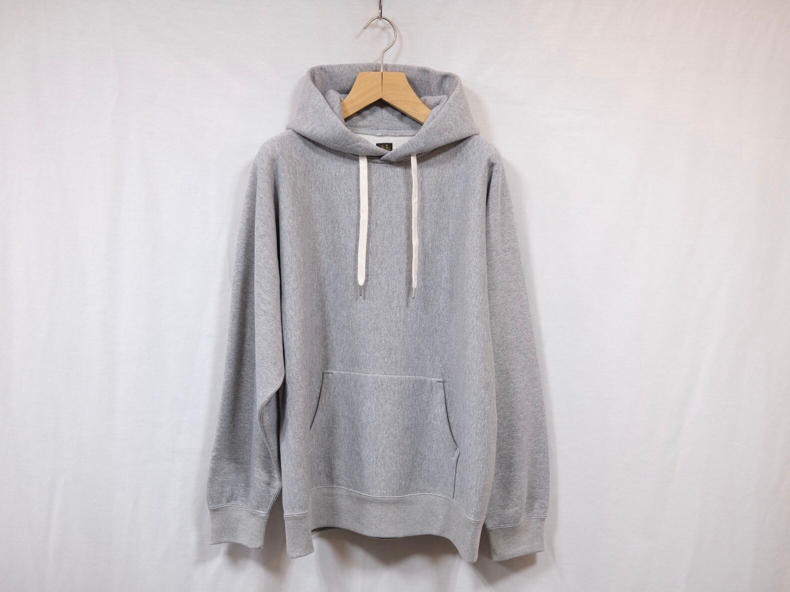 Men's BATONER”TWISTLESS YARN LOOPWHEEL PULL PARKER GRAY” | Lapel
