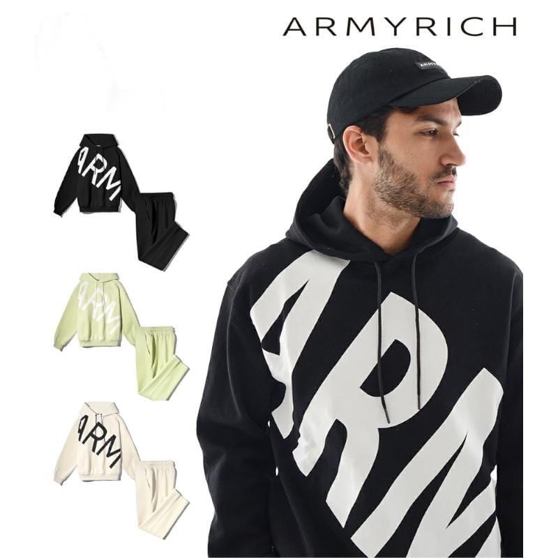 ARMYRICH アーミーリッチ BIGロゴ セットアップ メンズ 上下セット