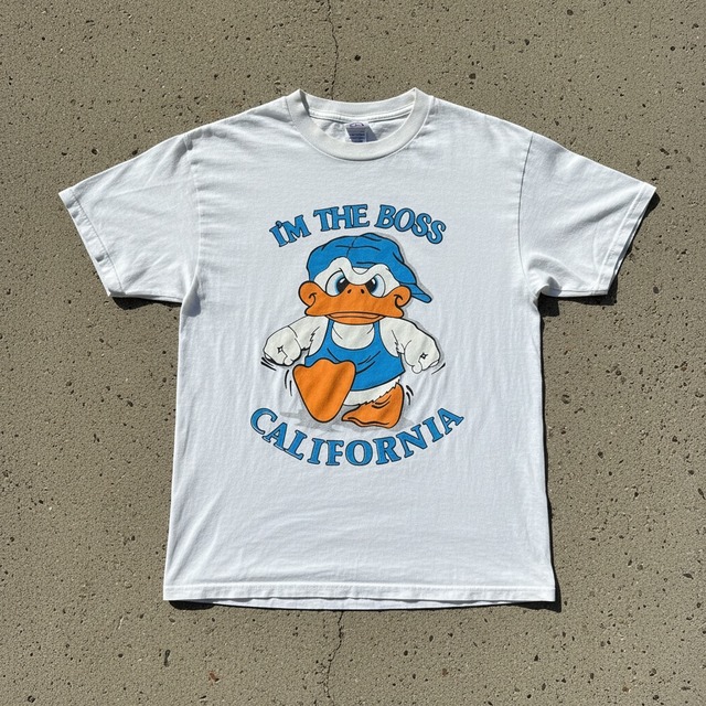 I'M THE BOSS CALIFORNIA ダック ブートレグ Tシャツ ドナルドダック
