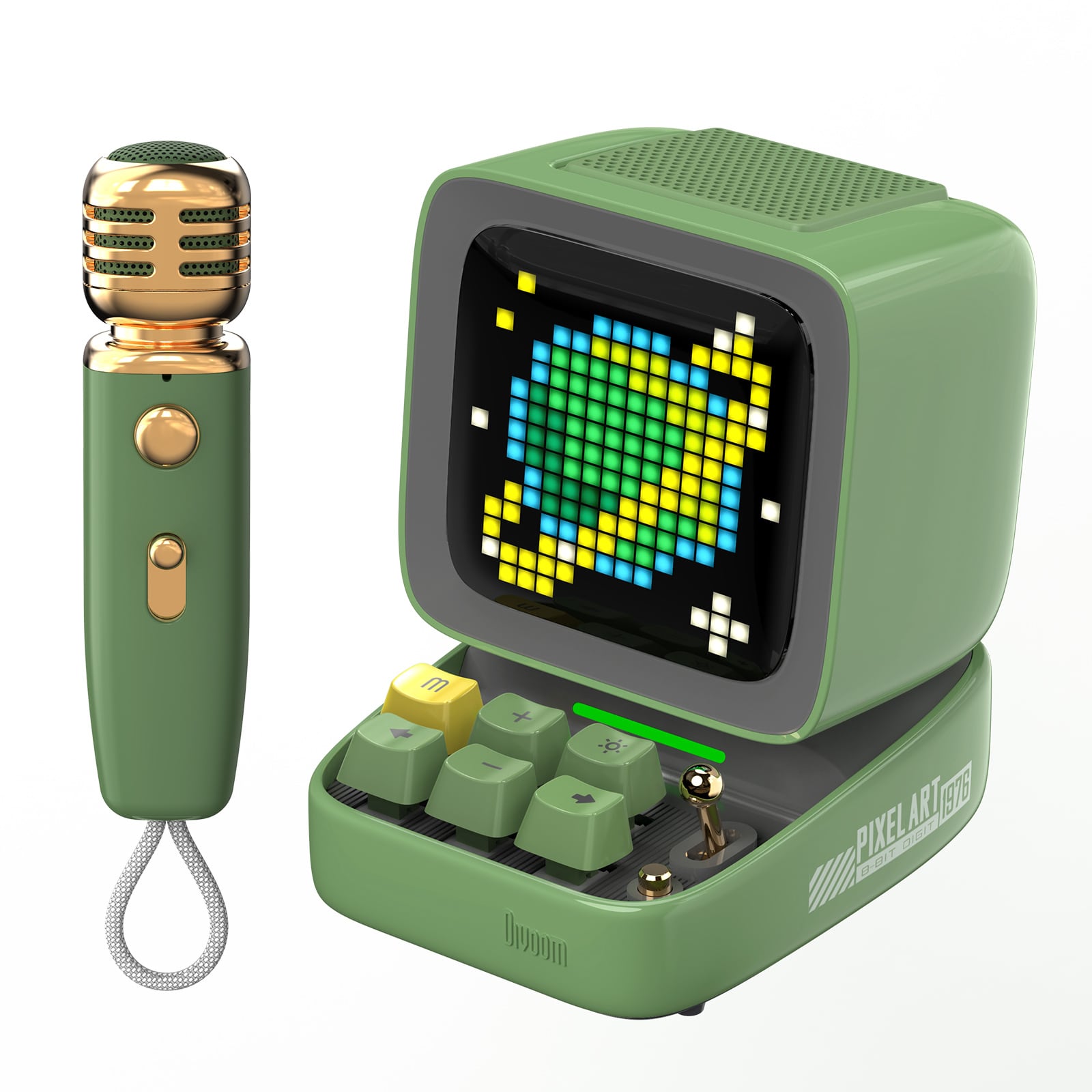 Divoom】【直販限定】DITOO-PRO-MIC グリーン：BLUETOOTHスピーカー 