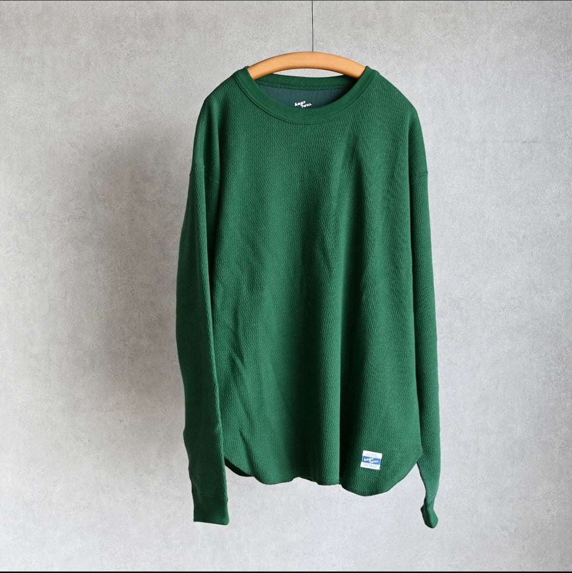 ARMY TWILL】HONEYCOMB L/S THERMAL TEE ハニカム ロングスリーブ