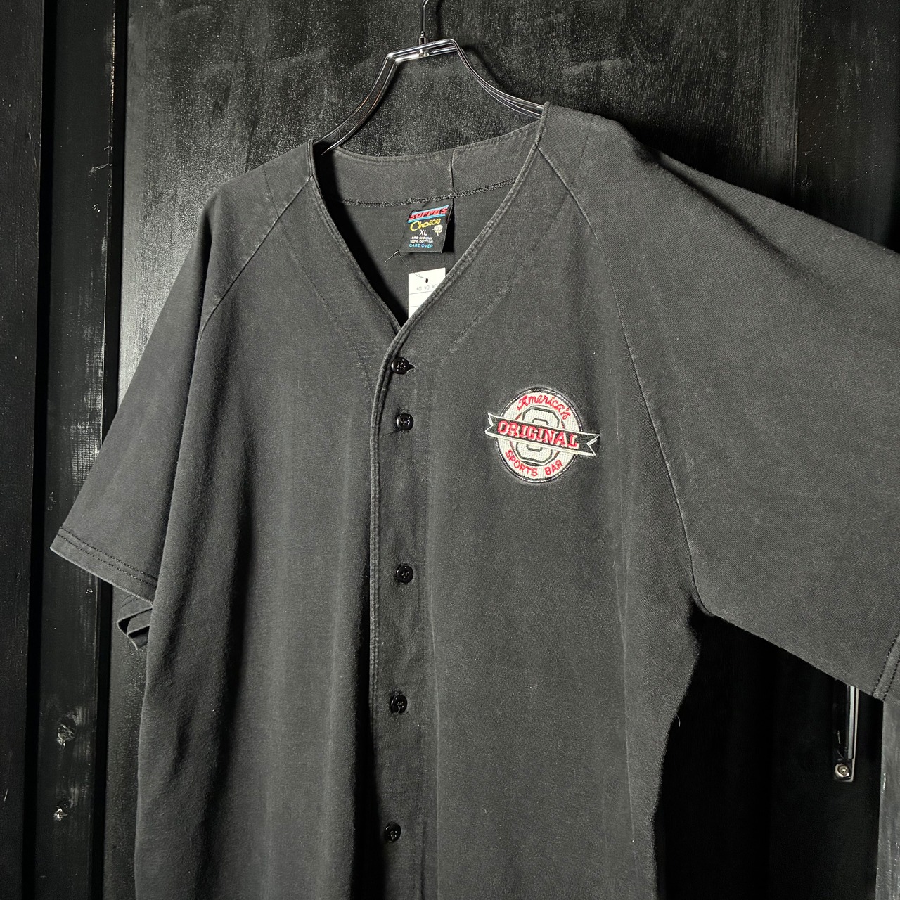90s SOFFE BASEBALL SHIRT ソフィー　ベースボールシャツ　ブラック