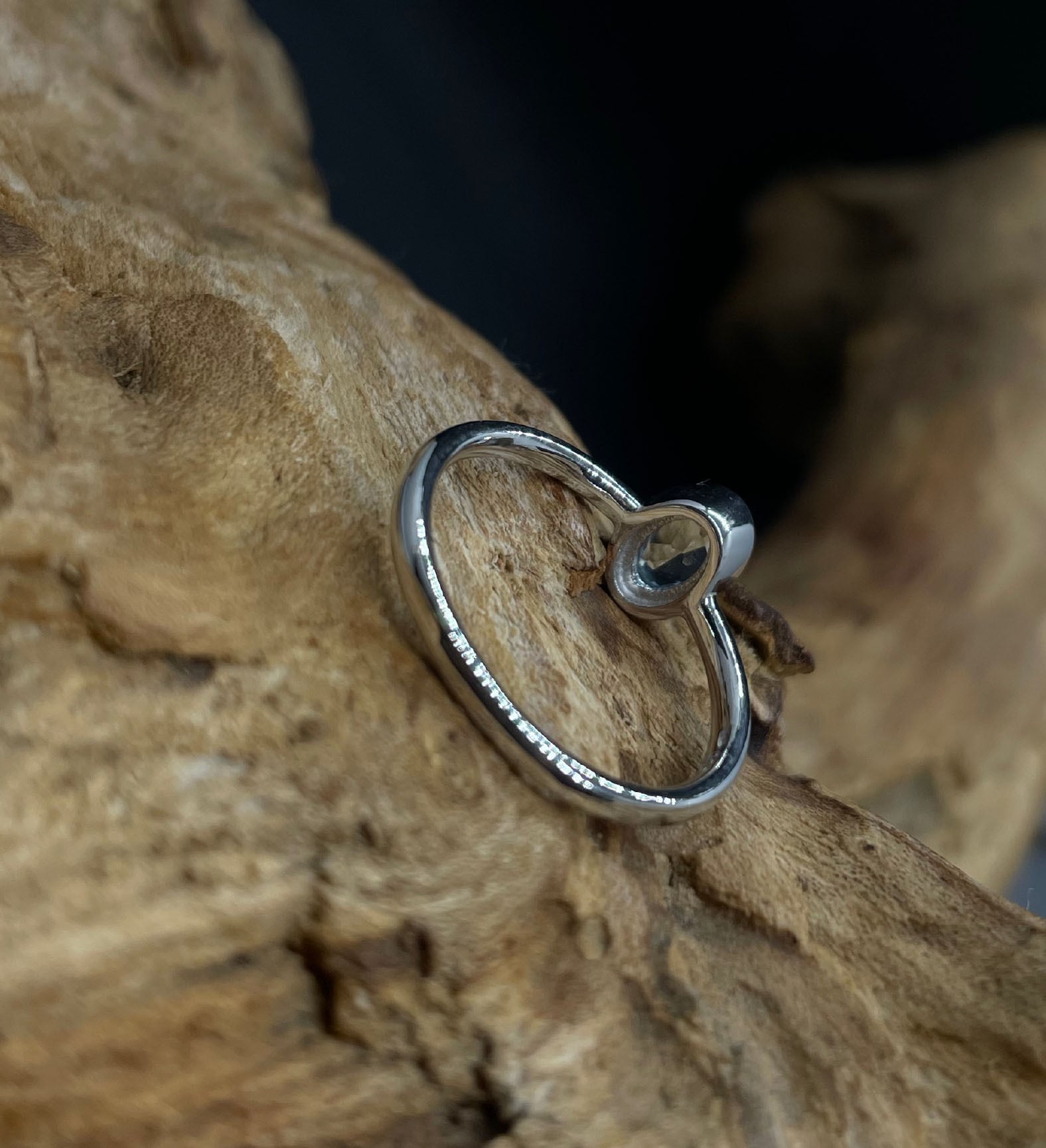 アクアマリン インド製シルバーリング | aitabaar