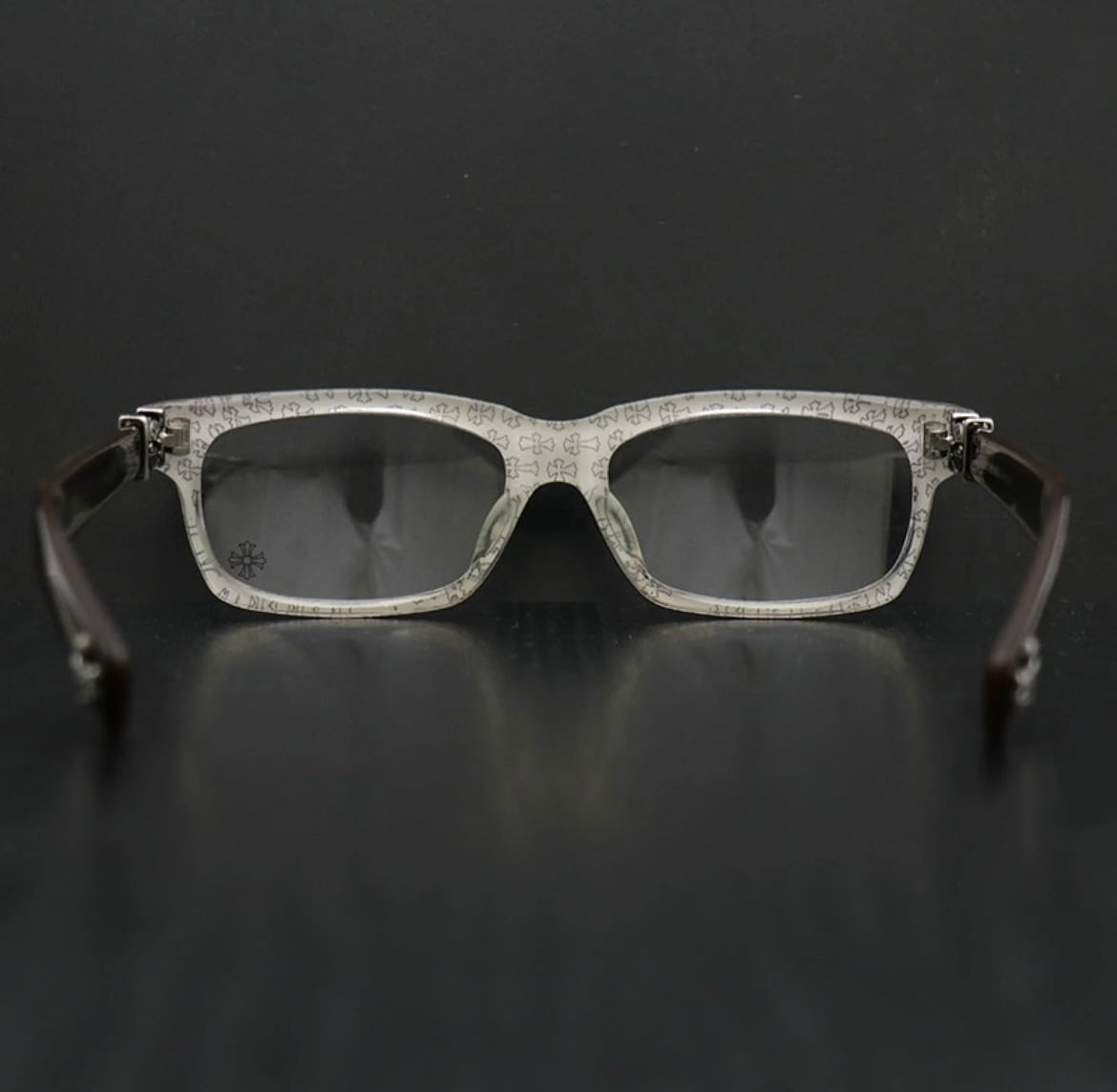 CHROME HEARTS クロムハーツ 伊達メガネ 眼鏡 SPLAT-A BSフレア