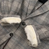 リネン シルク混 GIVENCHY ジバンシィ チェック 背抜き テーラードジャケット 96-86-170 メンズ