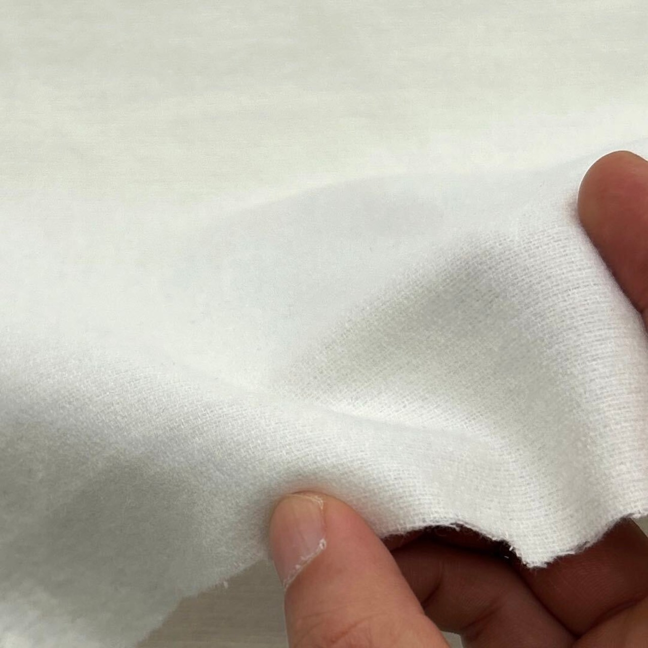 ★NY871◆1.8m◆綿100%ネル地生地◆ホワイト