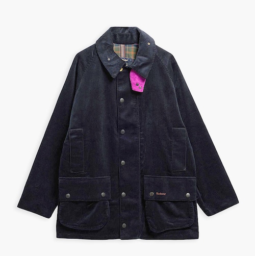《Barbour × Paul Smith》【BEAUFORT】 Corduroy Jacket Navy