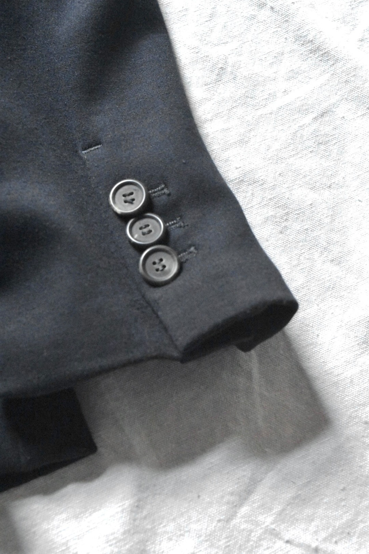 "JIL SANDER" by Raf Simons Navy rayon jacket