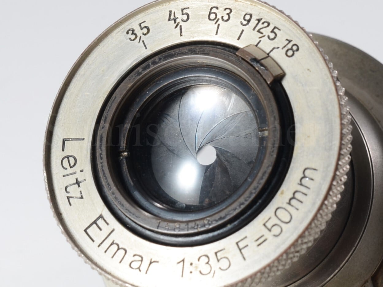 Leica Elmar 50mm F3.5 L39 ニッケルエルマー 整備済 ライカ (60877