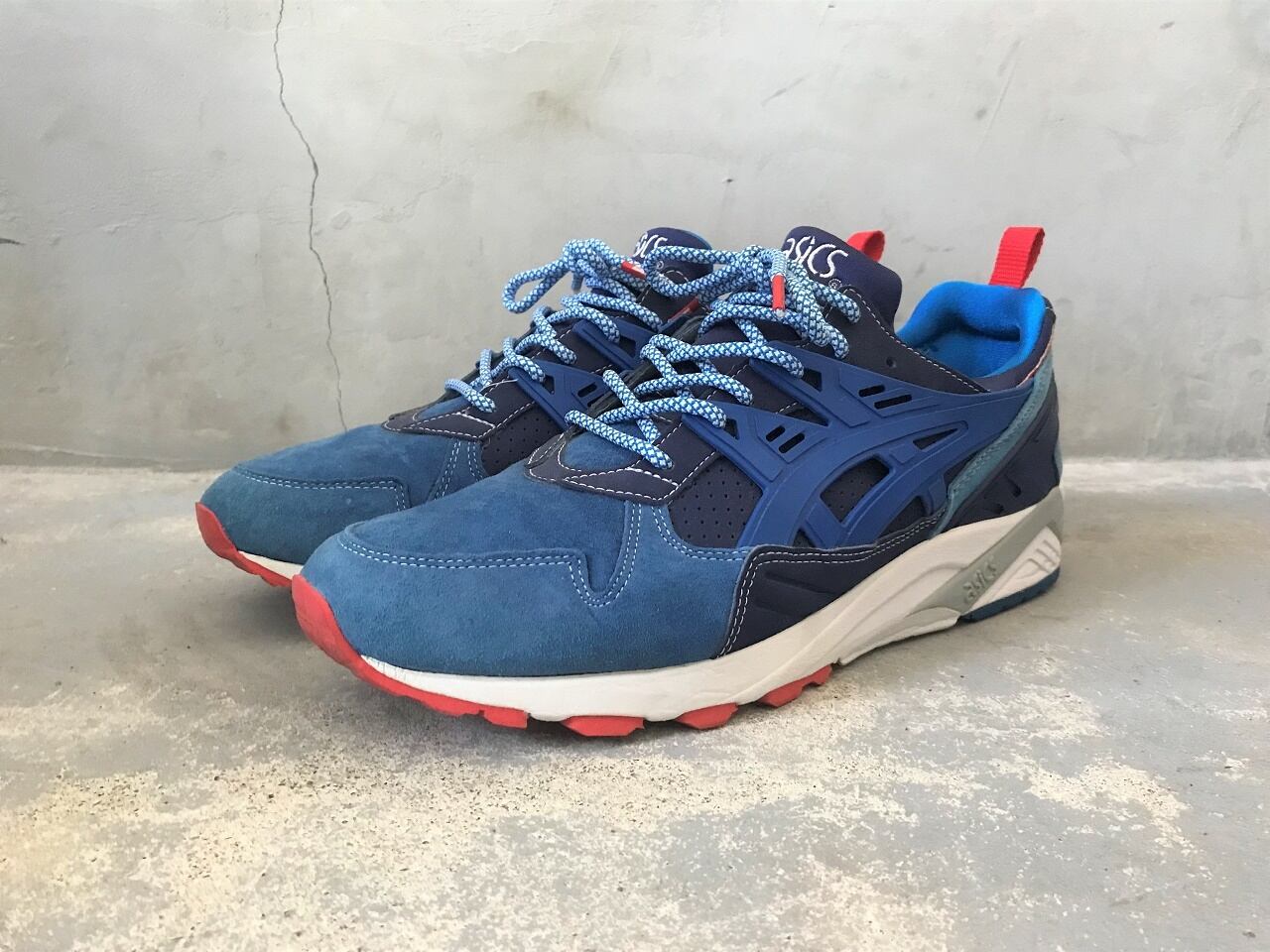 2018 ASICS GEL-KAYANO TRAINER 25th × MITA SNEAKERS TRICO/INDIGO BLUE