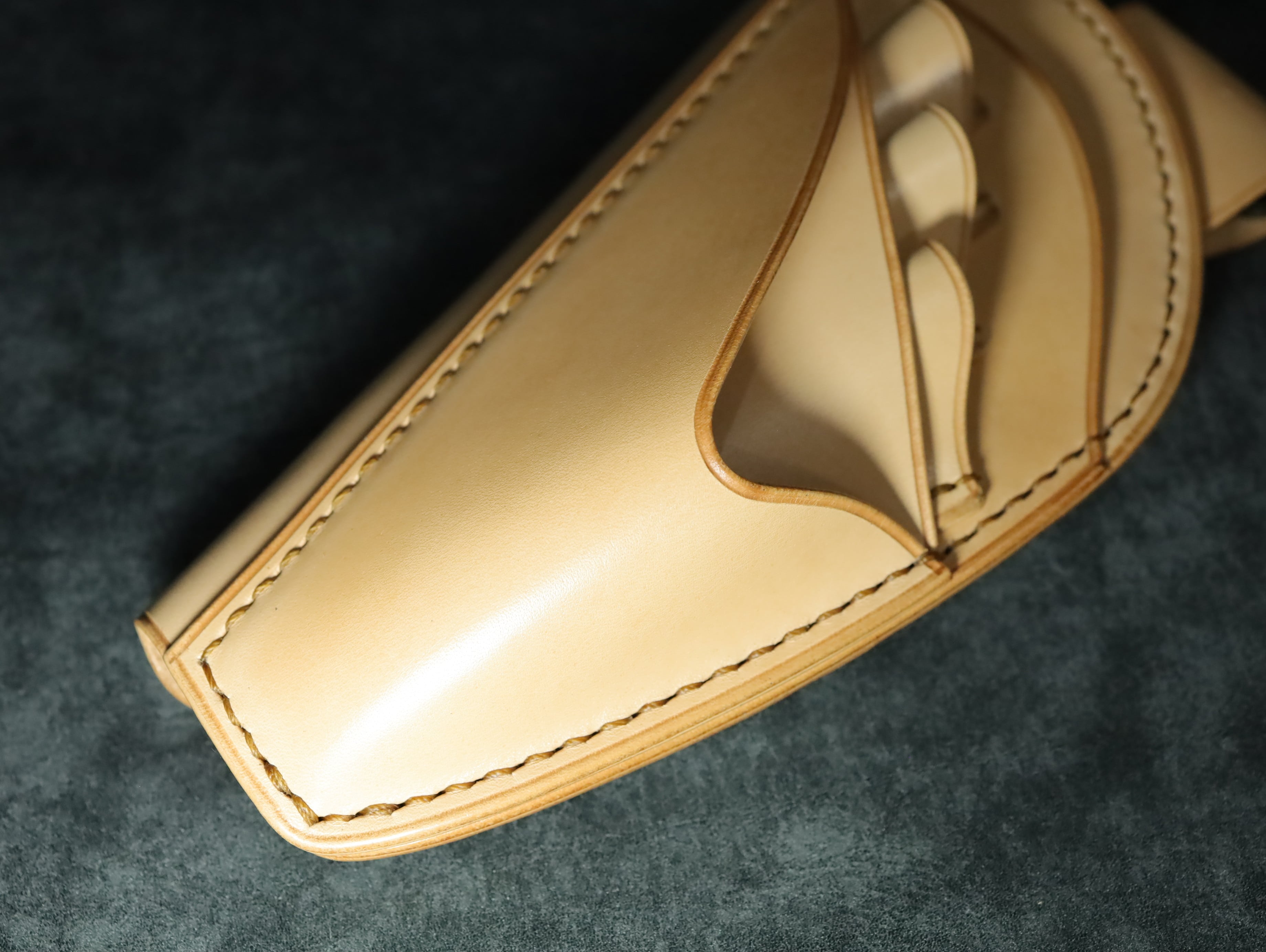 生成り】本革高級シザーケース | Haruleather