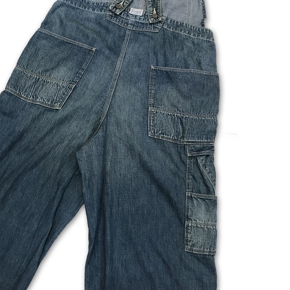 DENIM DUNGAREE(デニムダンガリー) dd728706-8ozデニム ビンテージ オーバーオール（コン、ブルー）150-160cm