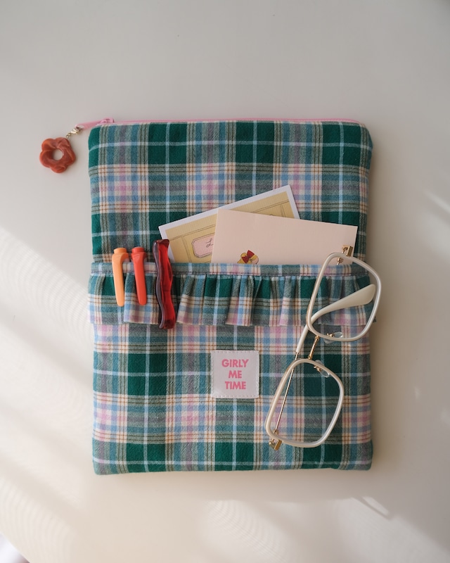 Multi Journal Pouch |  マルチ ジャーナルポーチ【green picnic】
