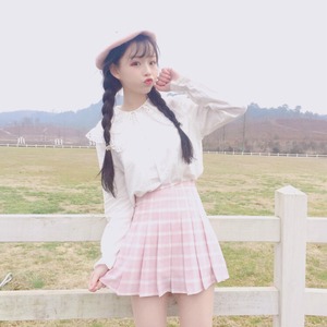 ✞ロリータJK制服 ハイウェストスリム格子柄プリーツスカート Aラインショートスプリングオータム 春物 秋物 春夏秋冬 ✞✝✞ゴシック ゴスロリ SM ワンピース 黒 靴 大きいサイズ タイツ ヘッドドレス スカート バイブル 雑誌 本 タイツ アクセサリー ミリロリ 甘ロリ クラロリ 和ロリ エレガント 黒ロリ 姫ロリ 華ロリ BB-BB31757563927
