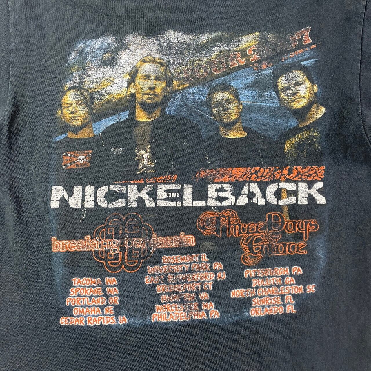 バンドT USA 2009年 NICKELBACK ツアーTシャツ 黒 L