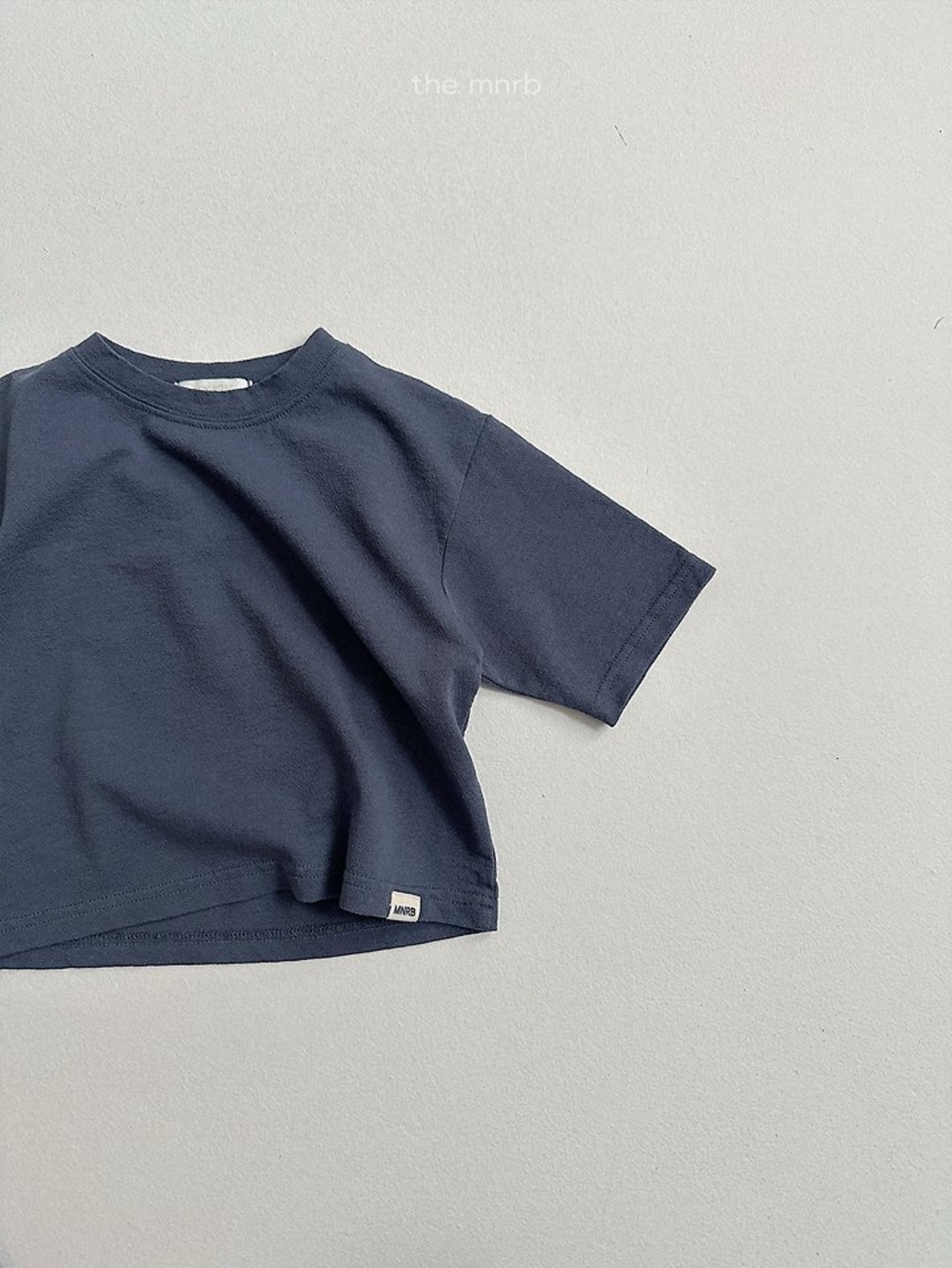[the mnrb] Crepe 7/8 Tee / [미니로브] 크레이프7부티