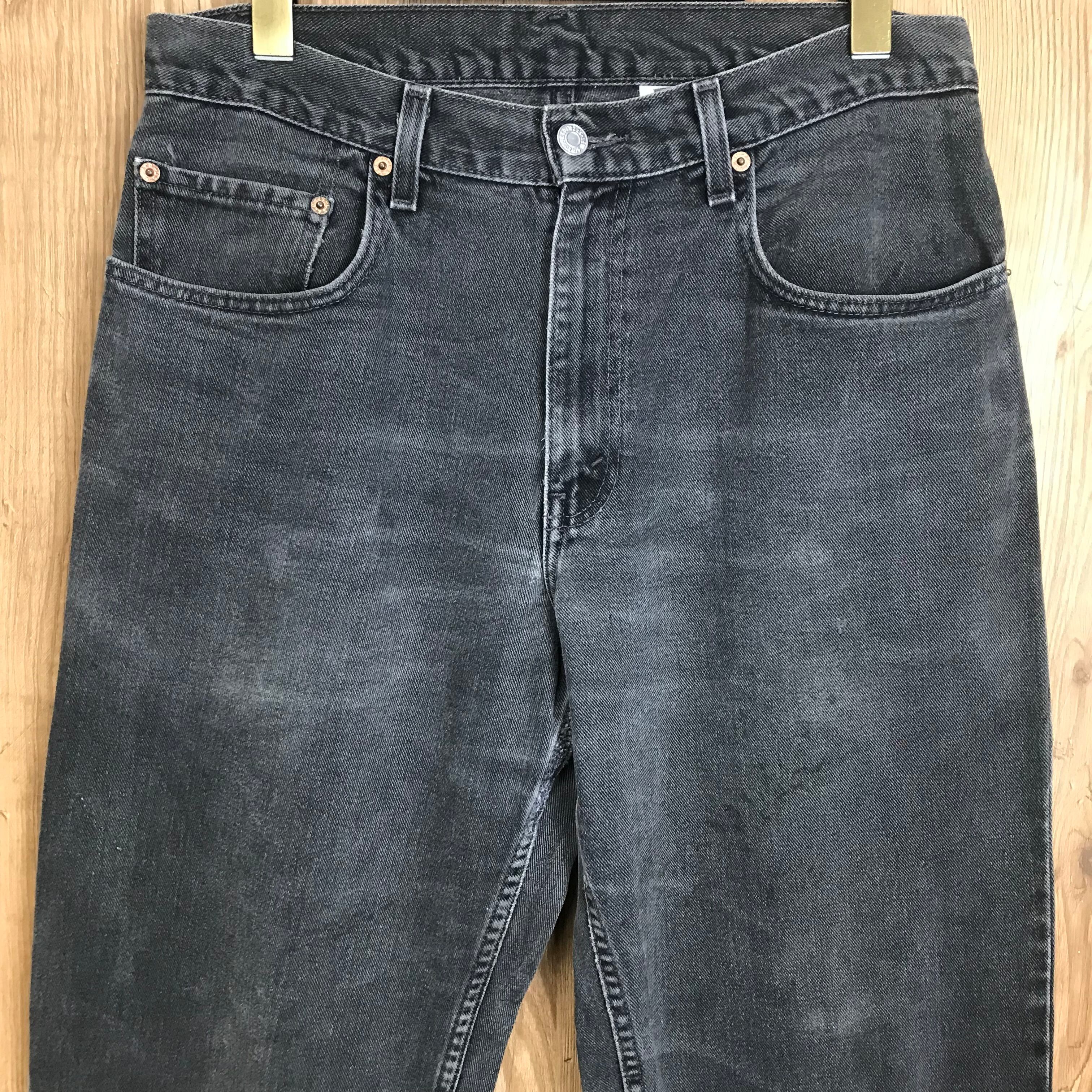 メキシコ製 00s Levi's 560 Loose Fit Black Denim Pants メキシコ製 00s Levi's 560 Loose Fit Black Denim Pants