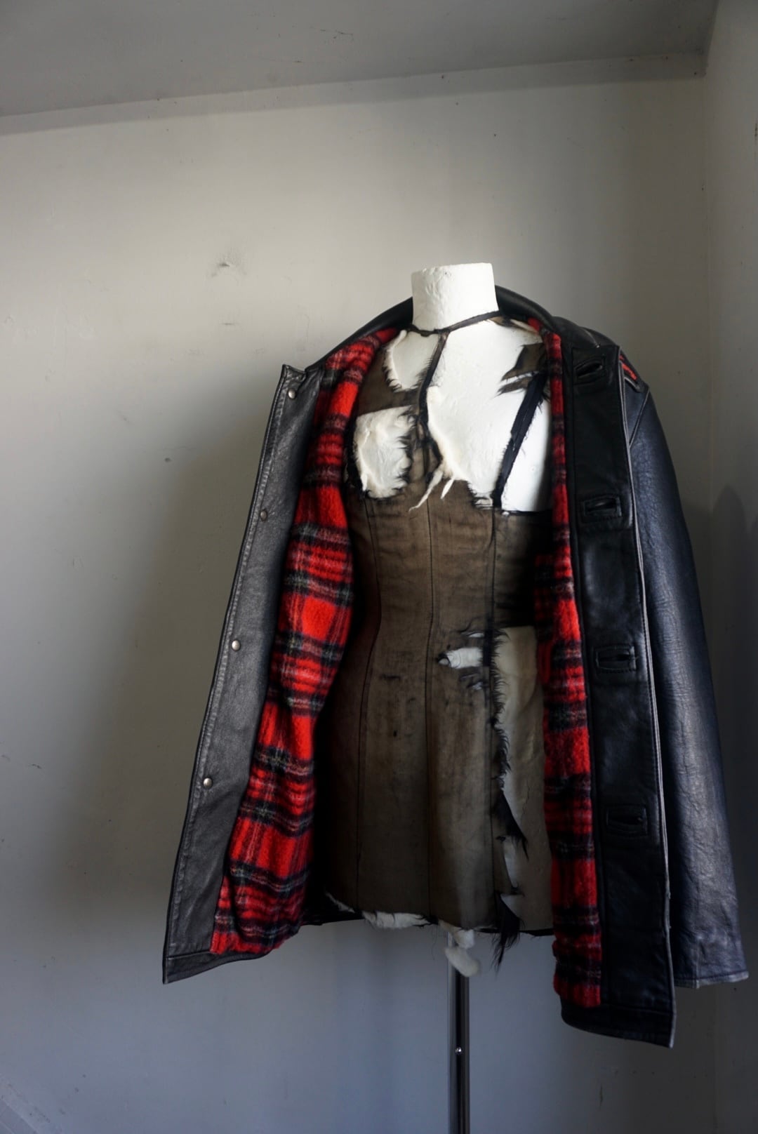 french fireman leather jacket | naname