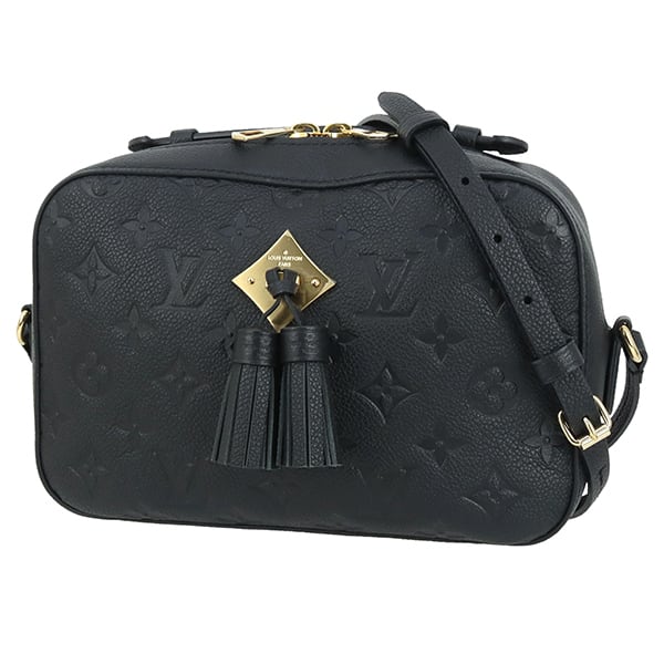 Unused LOUIS VUITTON ルイヴィトン ショルダーバッグ サントンジュ モノグラムアンプラント ブラック ボディバッグ 未使用品