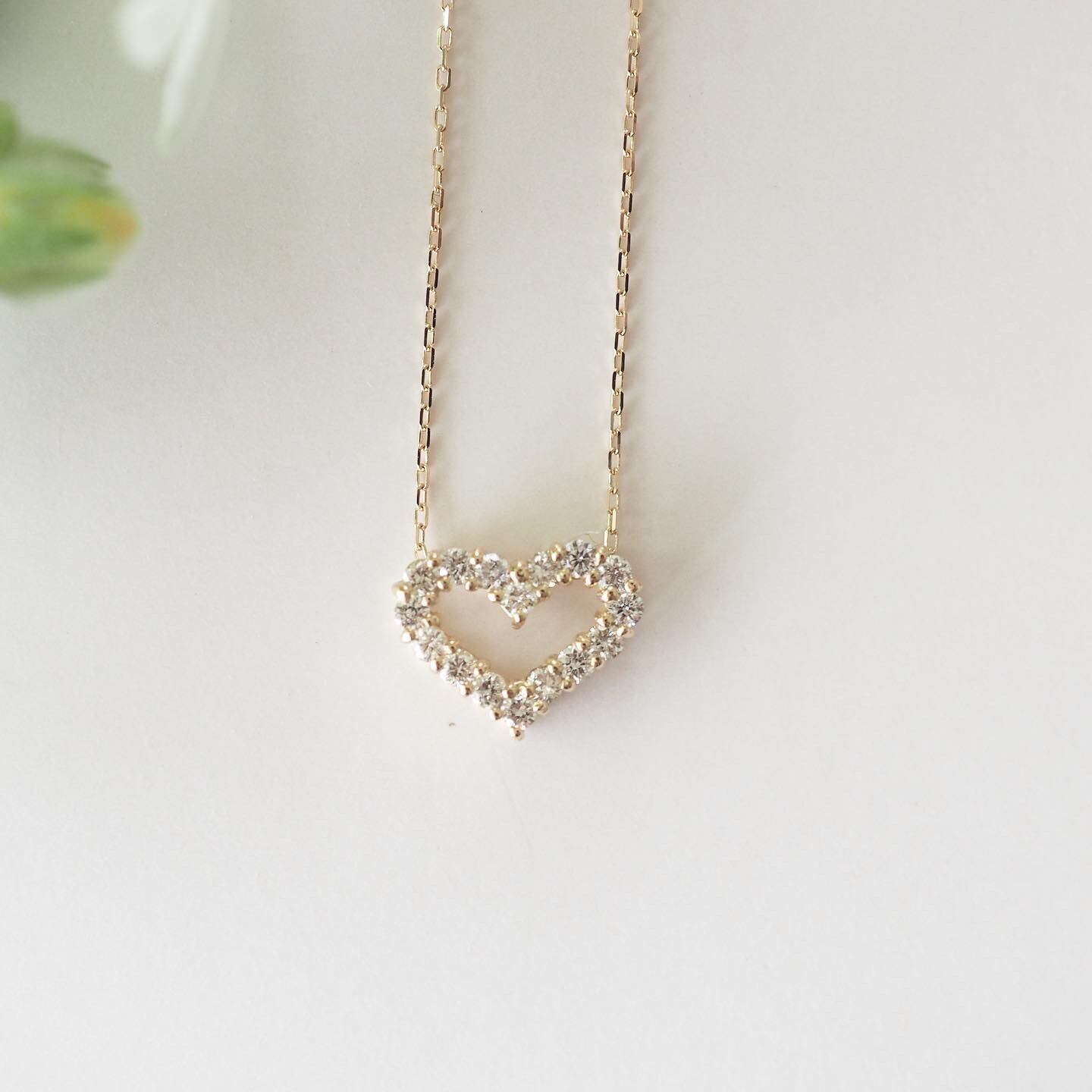 DEUX＞ハートネックレス | BIJOURS