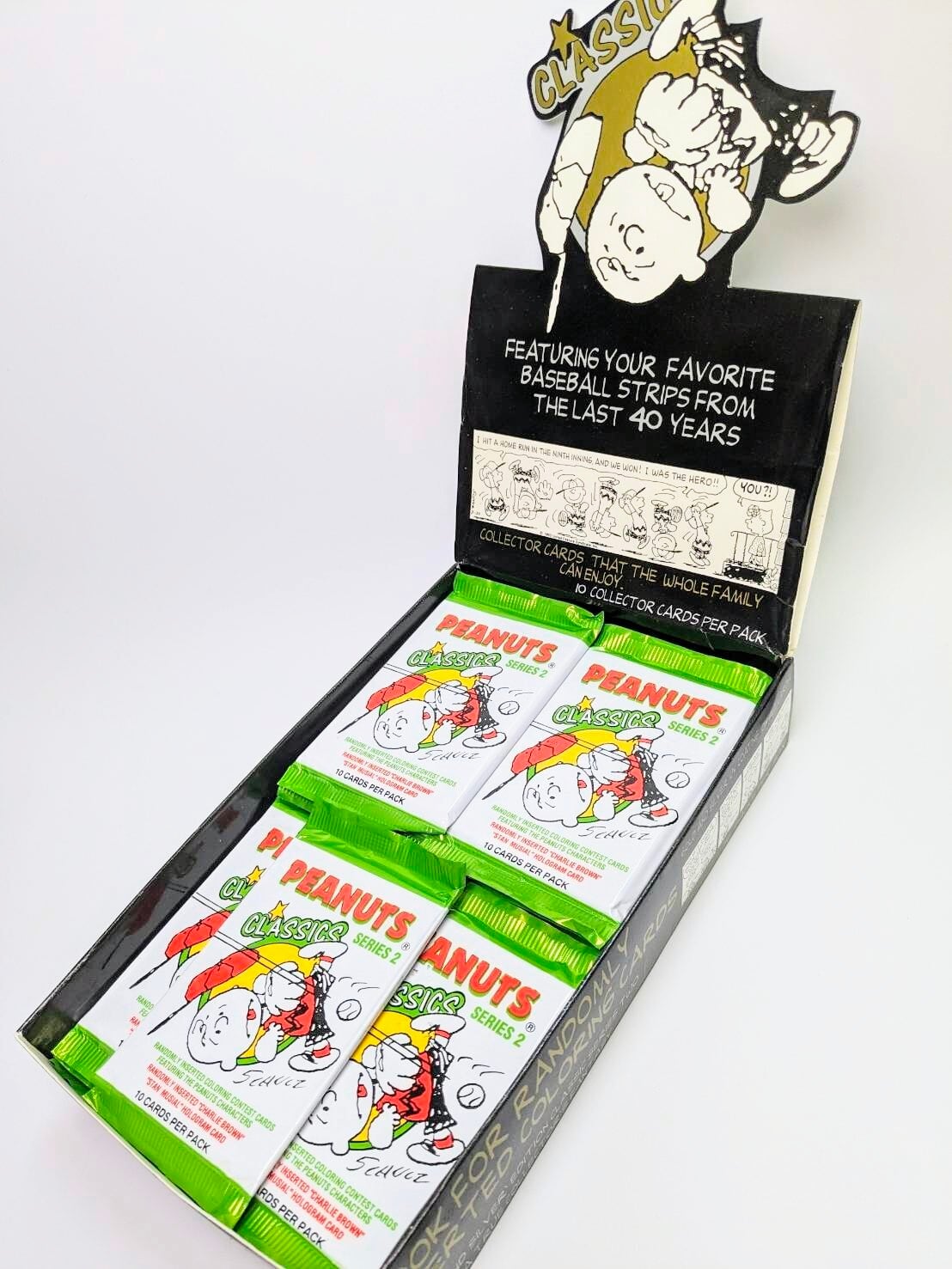 1992年製【 Charlie Brown PEANUTS  CLASSIC / SNOOPY ( チャーリーブラウン ピーナッツ クラシック スヌーピー ) 】VINTAGE トレーディングカード 単品 （1個=10CARDS）〚アメリカン雑貨 アメトイ〛
