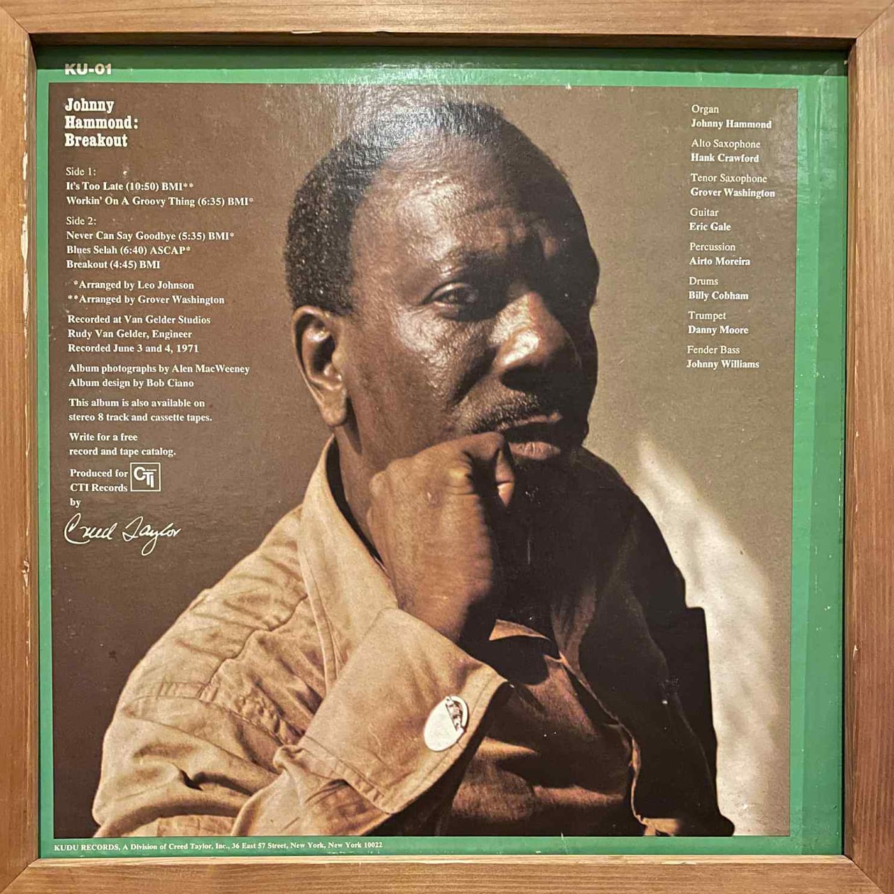 Johnny Hammond – Breakout (LP) | Underground Gallery Record Store