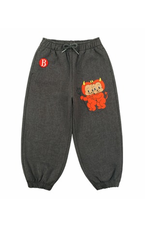 [BEBE DE PINO] Little demons pigment sweatpants 正規品 韓国ブランド 韓国ファッション 韓国代行 韓国通販 ベベドピノ bebedepino 日本 店舗 韓国 子供服