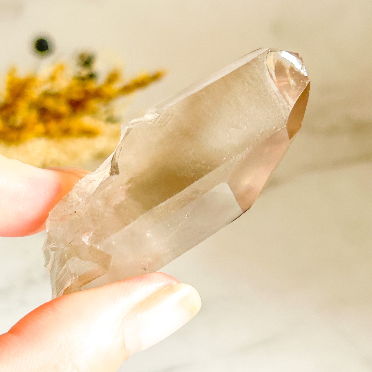 スモーキークォーツレムリアンシード/タイムリンク・レインボー ブラジル産