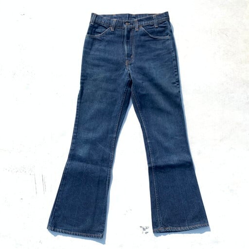 70年-80年代 Levi's 646 コーデュロイフレアパンツ 黒