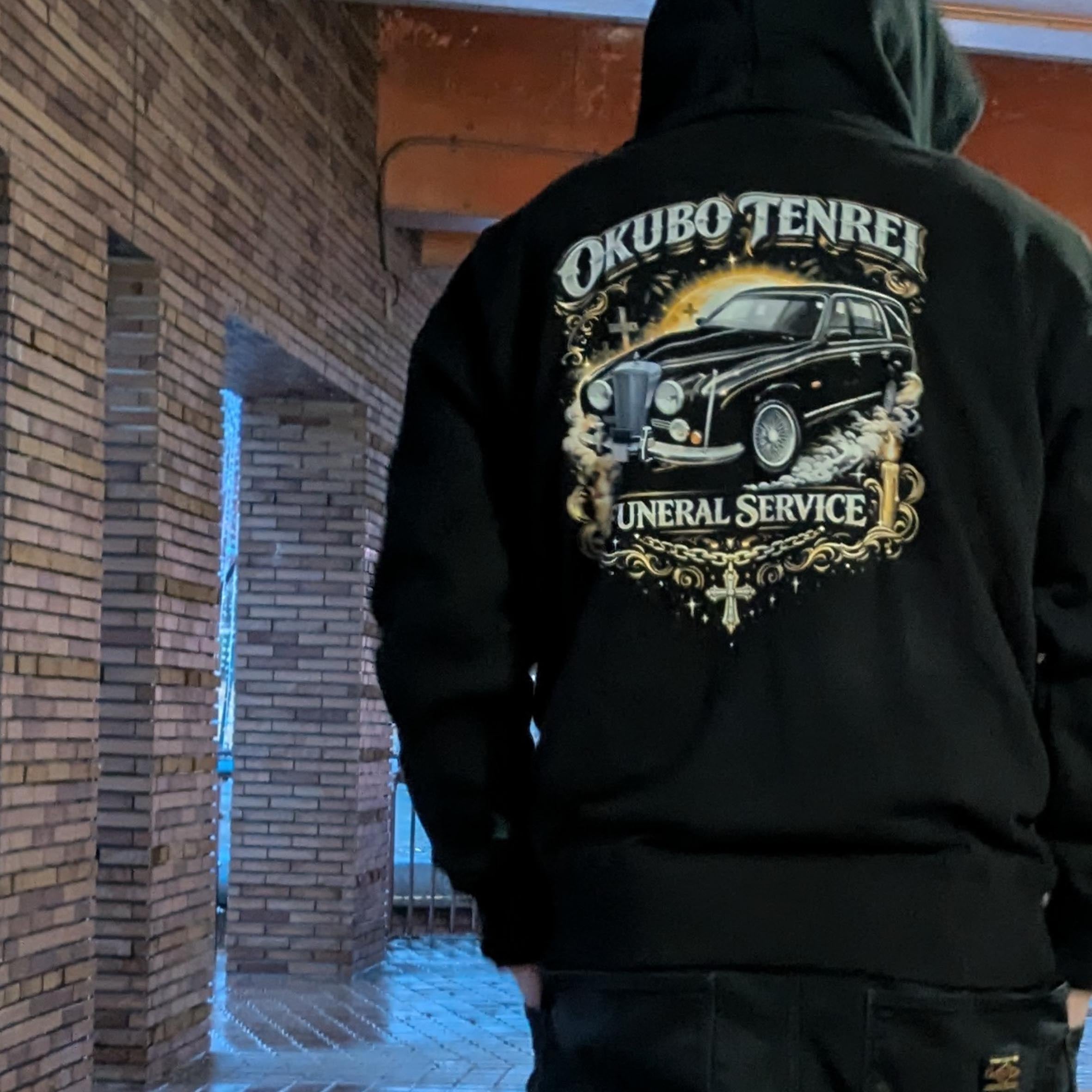 【業界初】おおくぼ典礼 パーカー【FUNERAL APPAREL】