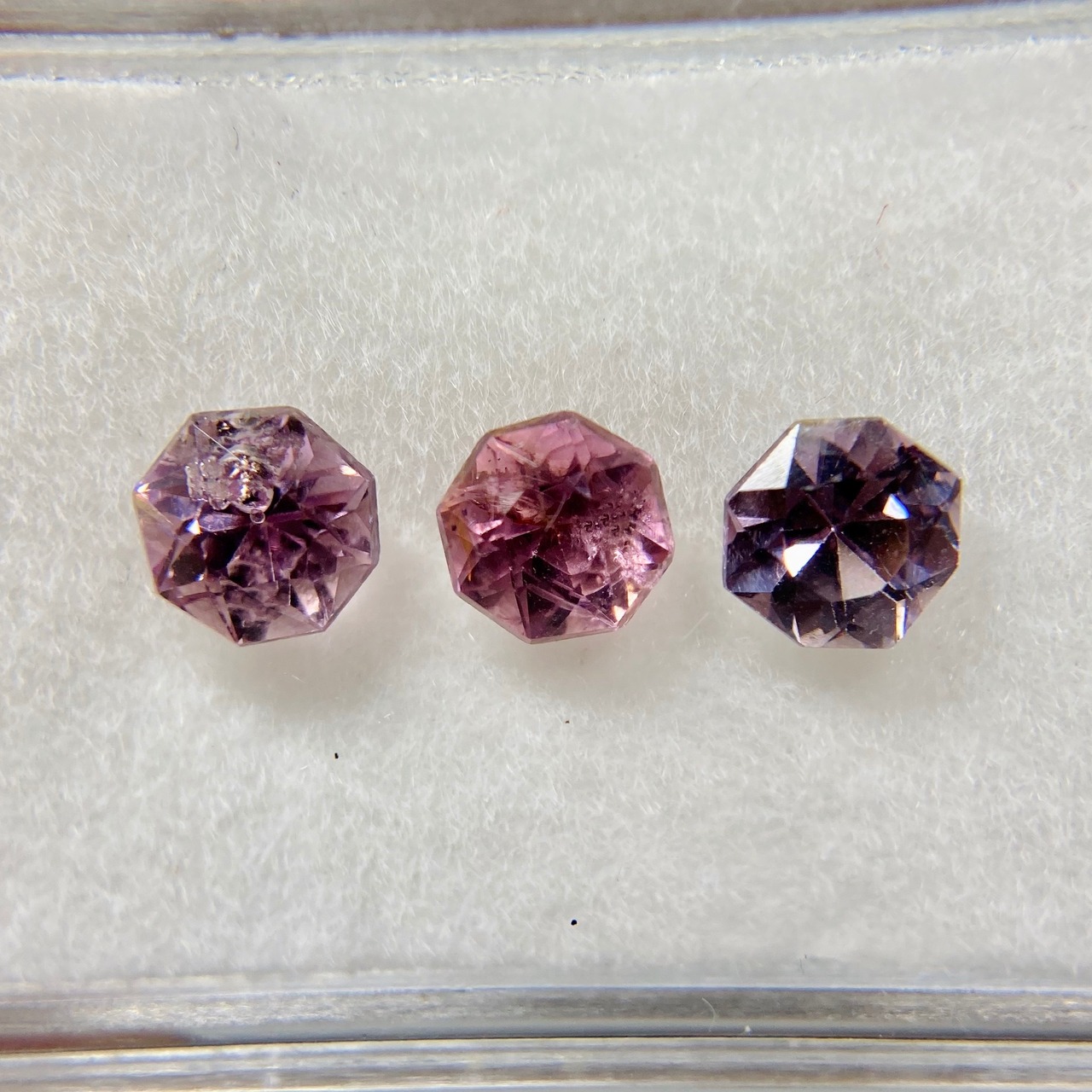 お花みたいなスピネル 訳アリセット 約4mm-5.1mm しれっと⑥