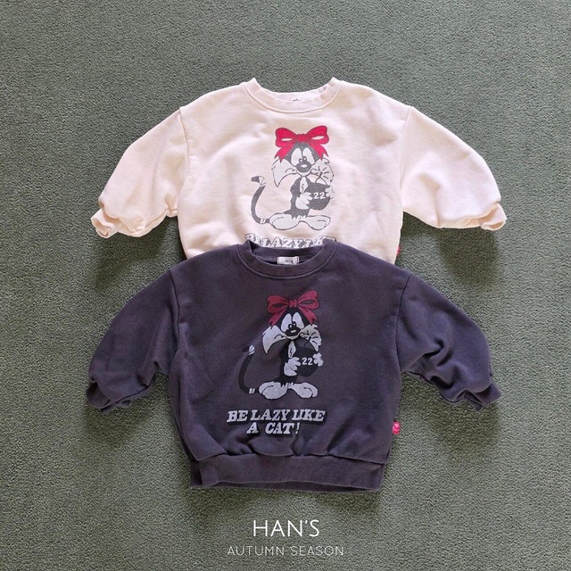 【取寄/韓国直送】Hans リボンキャットMTM｜秋服｜韓国子供服｜26/AT