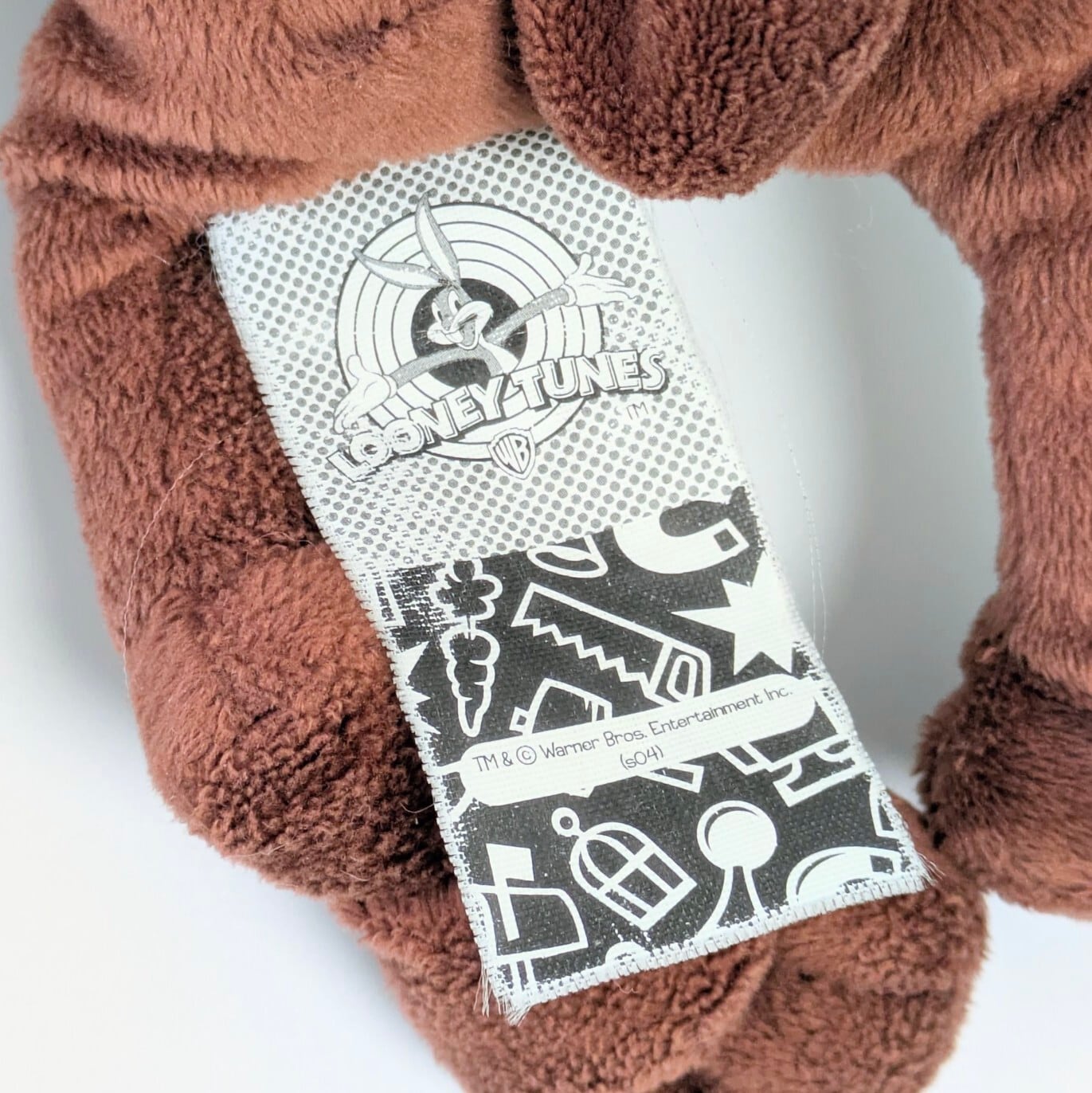 ☆VINTAGE Early 2000s☆【 Looney Tunes ( ルーニーテューンズ )】 タズマニアンデビル プラッシュトイ/ TAZ / ビーンぬいぐるみ〚アメリカン雑貨 アメトイ〛