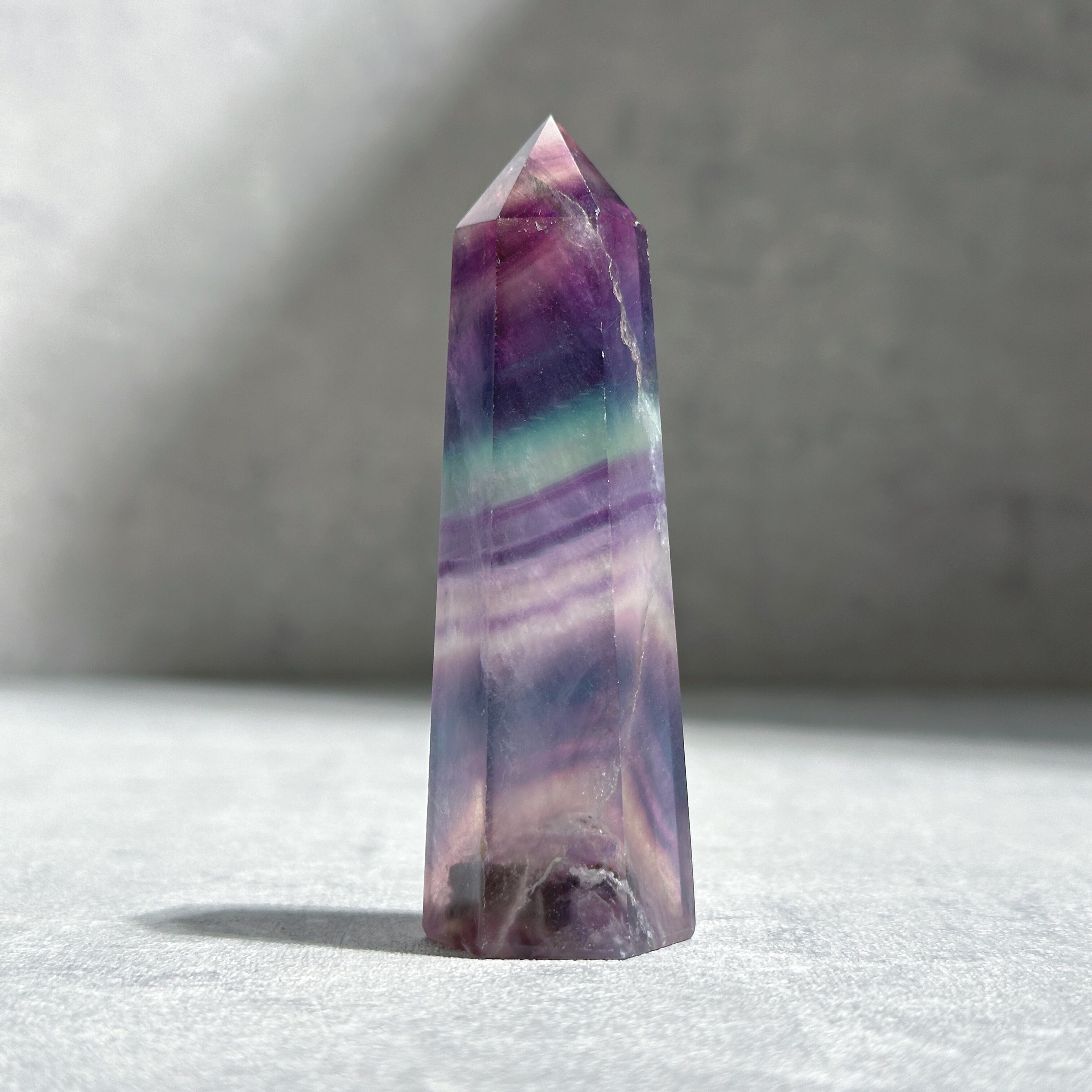 レインボーフローライト タワー型43◇ Rainbow Fluorite ◇天然石