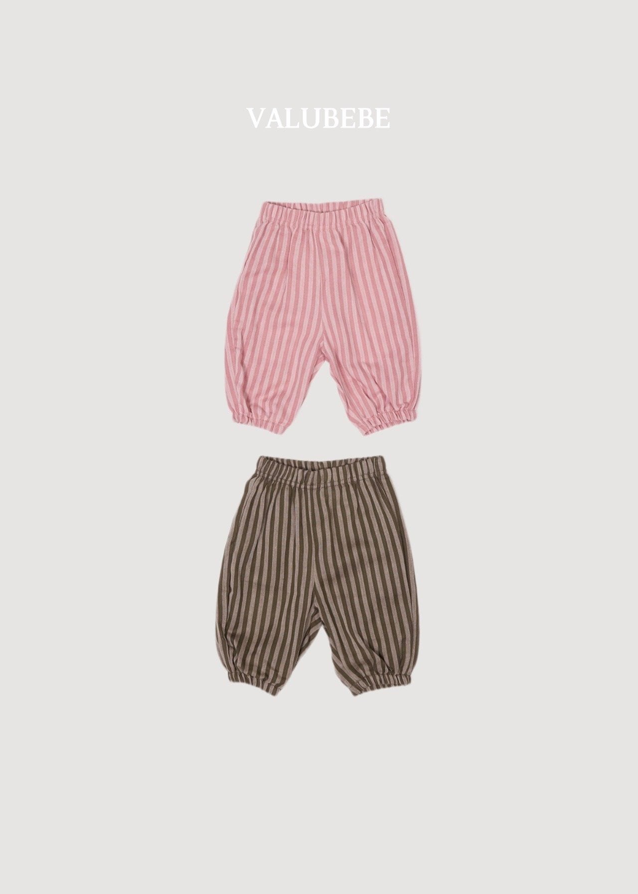 送料無料【予約】/ autumnエンボパンツ（ストライプ） /valubebe