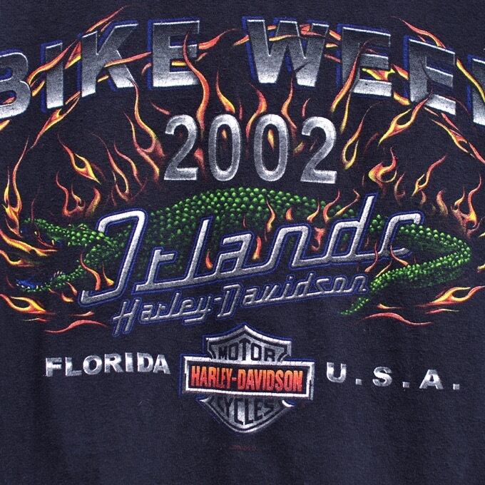2002 Harley Davidson Bike Week T-Shirt Size L/ 00年代 2002 Harley Davidson Bike Week T-Shirt Size L/ 00年代
